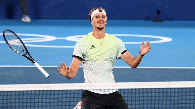 Alexander Zverev giành HCV Olympic đơn nam quần vợt thuyết phục