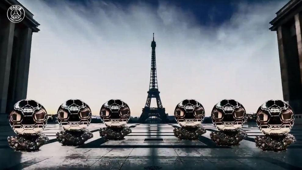 Hình ảnh trong video công bố tân binh Messi của PSG Hình ảnh trong video công bố tân binh Messi của PSG