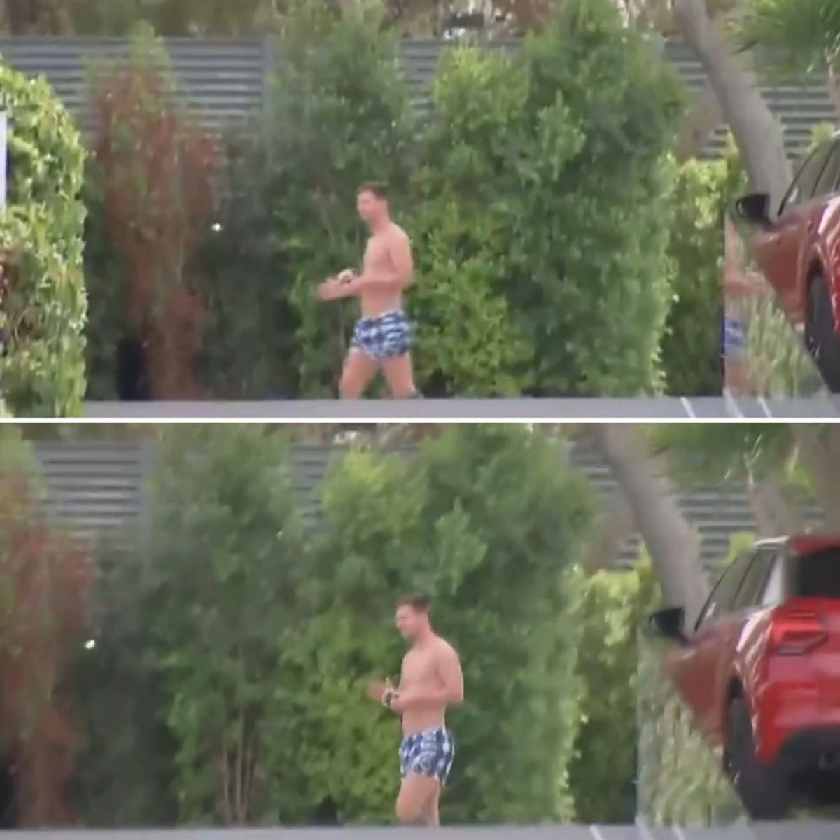 Hình ảnh Messi vẫn đang ung dung tại nhà riêng ở Barcelona. Hình ảnh Messi vẫn đang ung dung tại nhà riêng ở Barcelona.