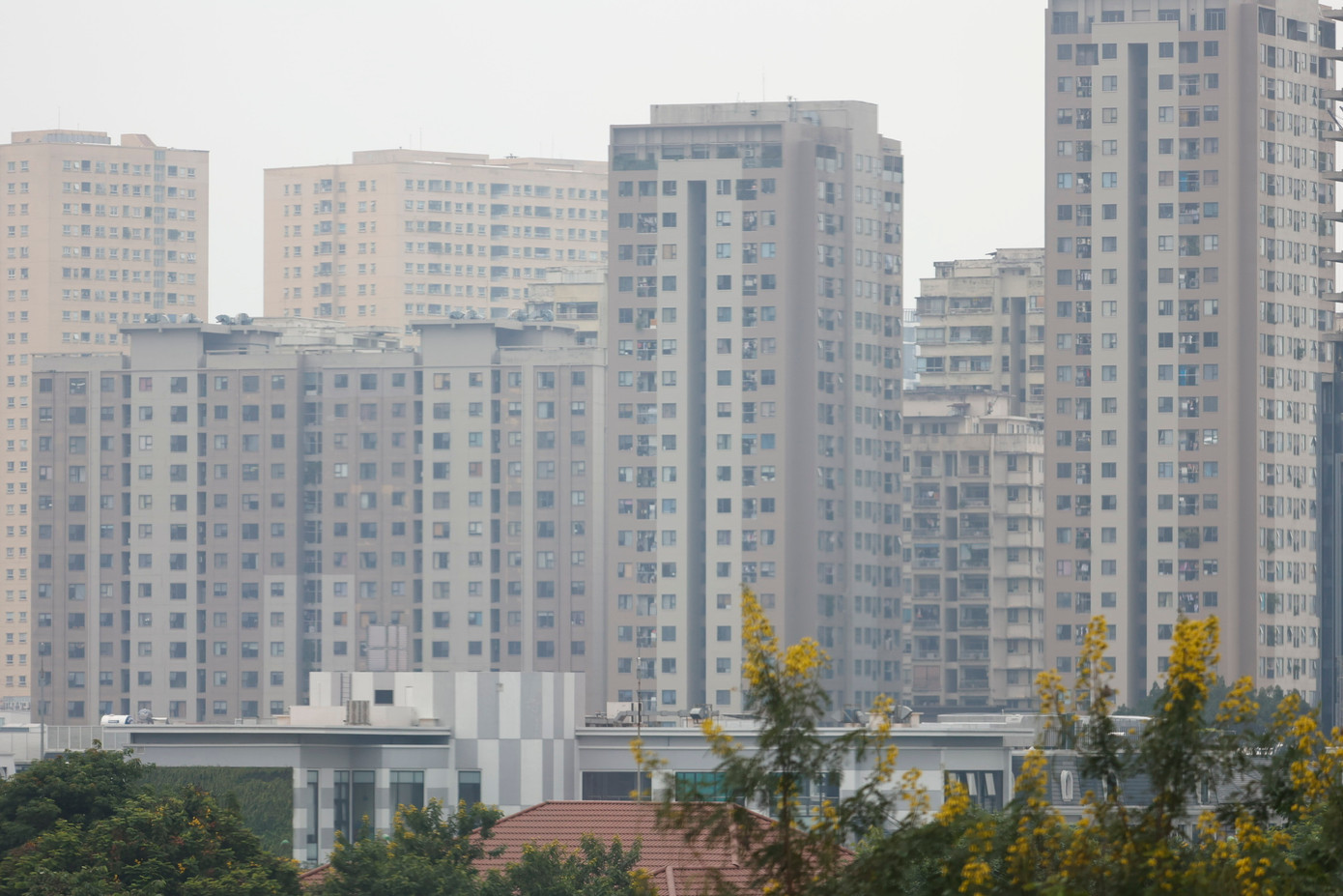 Giá chung cư Hà Nội tăng liên tục.