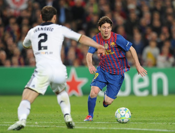 Messi không có nhiều cơ hội ở trận này