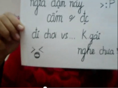 Những lời nhắn nhủ của cô gái