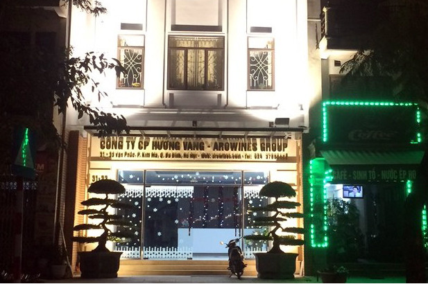 Trụ sở Công ty cổ phần Hương Vang. Ảnh: PL/danviet.vn