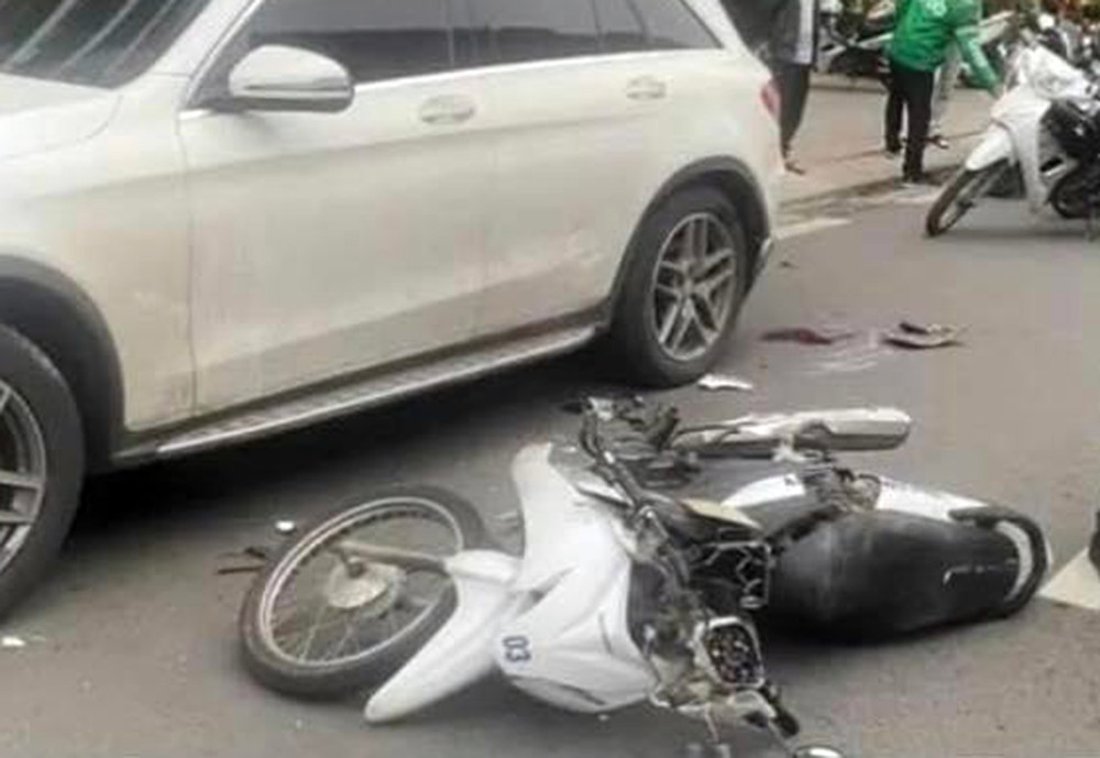 Hiện trường vụ tai nạn.