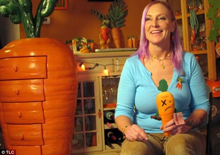 Cô Zizi có niềm đam mê bất tận với cà rốt