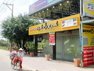 Quán nhậu xảy ra án mạng. Ảnh: An Nhơn