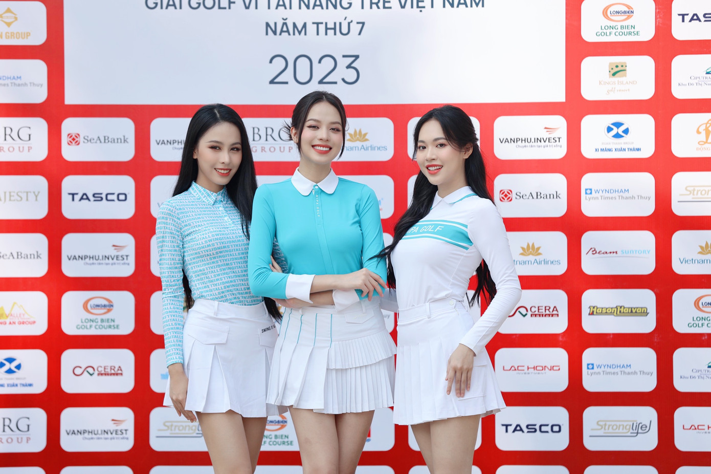 Đây là năm thứ 2 các người đẹp Hoa hậu Việt Nam 2022 đồng hành cùng Tiền Phong Golf Championship.