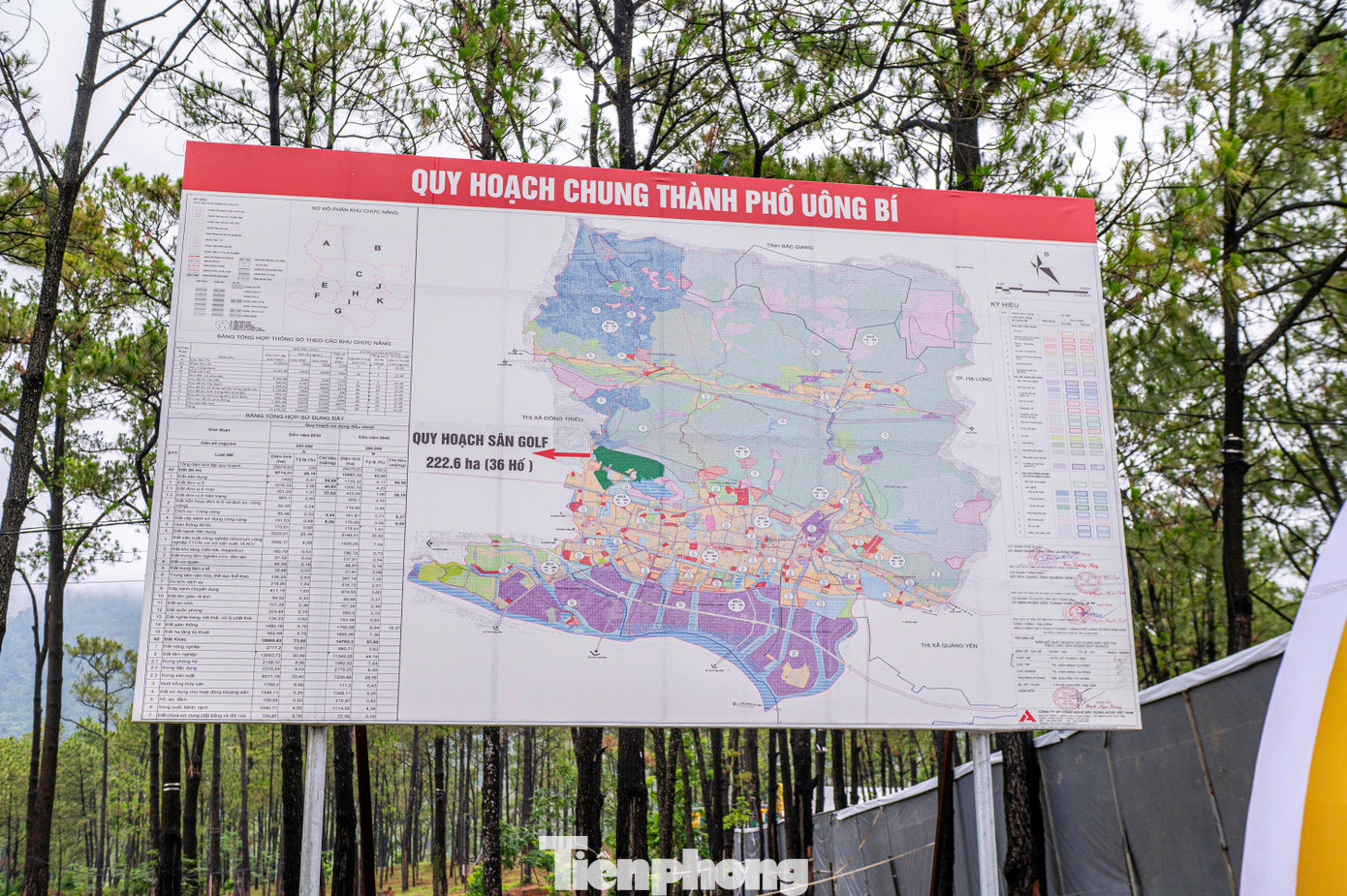Theo quy hoạch sân golf nằm trên diện tích 222,6 ha nằm ngay rìa hồ Yên Trung với tổng vốn đầu tư gần 1.140 tỷ đồng và chia làm 3 giai đoạn.