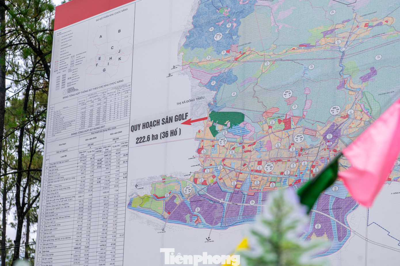 Theo quy hoạch sân golf nằm trên diện tích 222,6 ha nằm ngay rìa hồ Yên Trung với tổng vốn đầu tư gần 1.140 tỷ đồng và chia làm 3 giai đoạn.