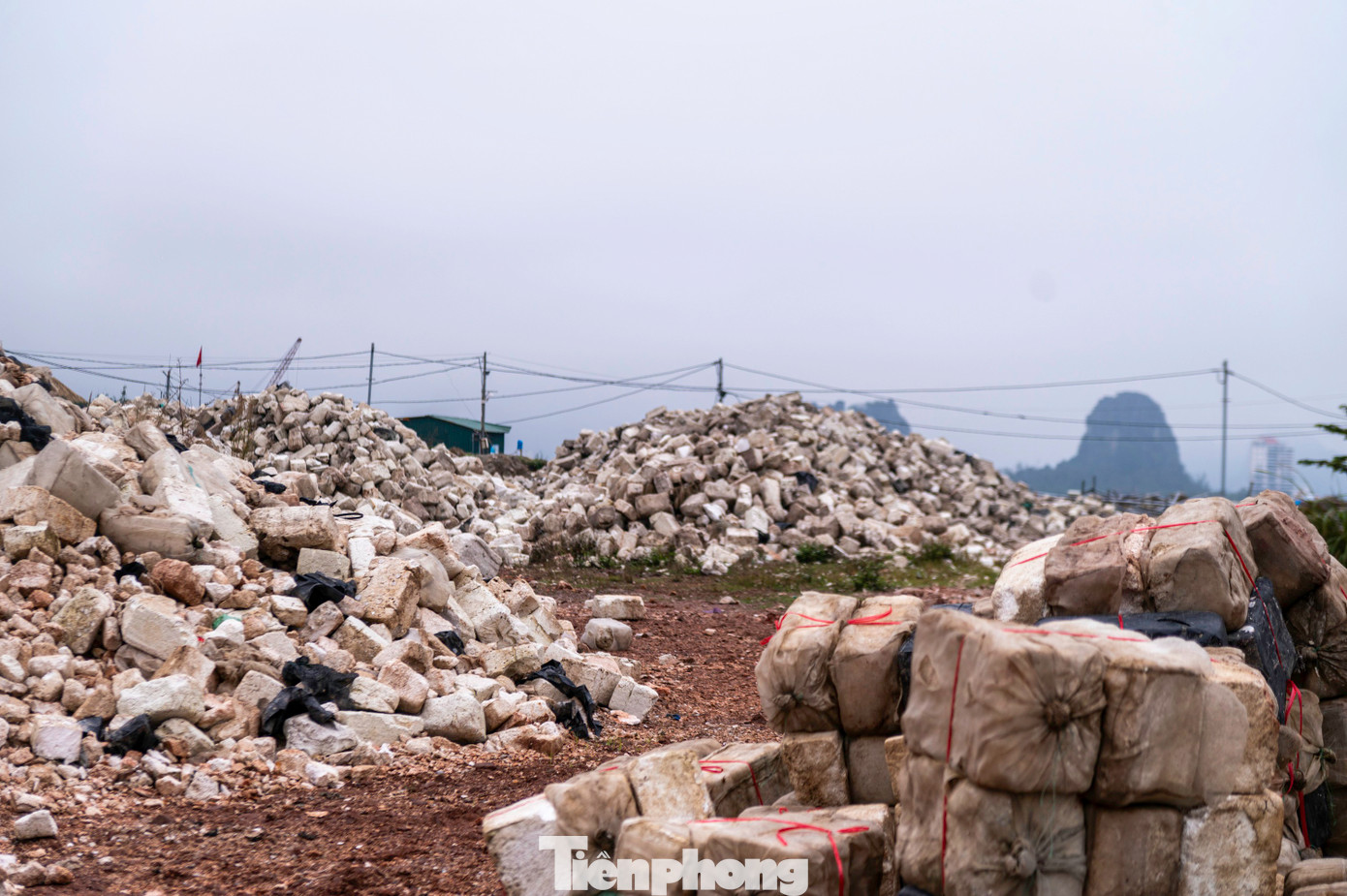 Nói về việc trước đây có một doanh nghiệp đã đến nhận xử lý số phao xốp này sau đó tạm ngừng, ông Dũng chia sẻ doanh nghiệp đã mang máy móc đến để xử lý nhưng do chi phí tái chế lớn cùng với việc máy móc của họ sau thời gian hoạt động bị hỏng nên họ đã rút toàn bộ về.