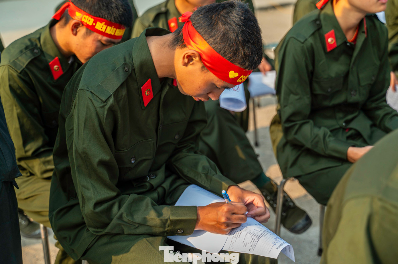 Tại buổi lễ phát động có 600 chiến sĩ là đoàn viên, thanh niên tham gia đăng ký hiến máu tình nguyện.