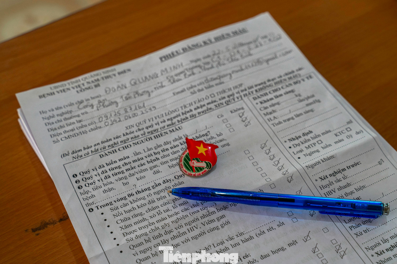 Tại buổi lễ phát động có 600 chiến sĩ là đoàn viên, thanh niên tham gia đăng ký hiến máu tình nguyện.