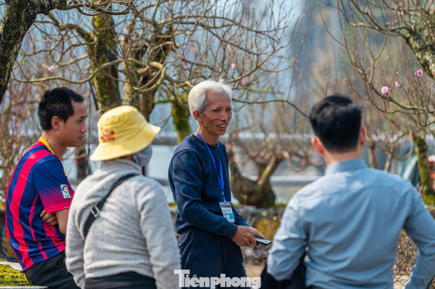 Tuy nhiên, những vườn có cây đào cổ thụ người đến xem và chụp ảnh là chính. Đa số vẫn lựa chọn cây quất cảnh và những cây đào nhỏ để về trưng tết.