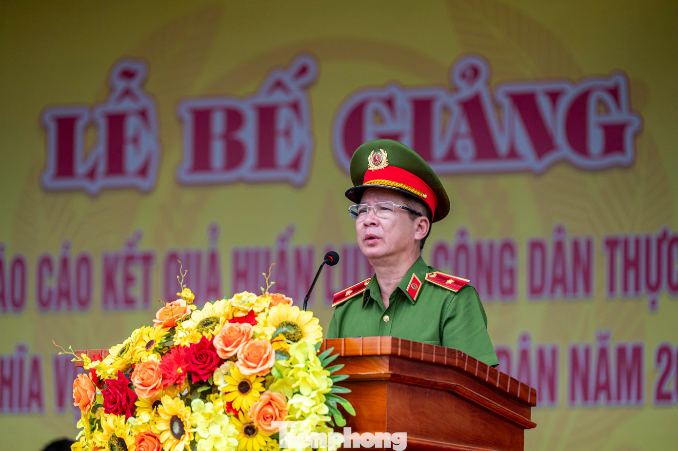 Phát biểu chỉ đạo sau buổi diễn tập, Thiếu tướng Nguyễn Ngọc Thanh - Phó Tư lệnh Bộ CSCĐ, Bộ Công an cho rằng kết quả huấn luyện được báo cáo tại buổi lễ hôm nay là minh chứng sinh động cho sự trưởng thành của các đồng chí chiến sĩ nghĩa vụ - những thanh niên ưu tú, đã vượt qua thử thách ban đầu, vững vàng hơn về bản lĩnh chính trị, rèn luyện tốt về thể lực, kỹ năng, ý thức tổ chức kỷ luật và tác phong công tác trong môi trường lực lượng vũ trang nhân dân.