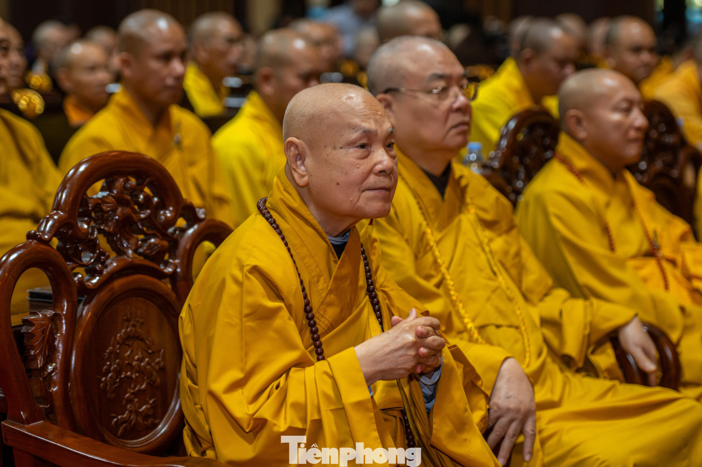 Về chủ trì và tham dự Đại lễ có Trưởng lão Hòa thượng Thích Thiện Nhơn – Phó Pháp chủ Hội đồng Chứng minh (HĐCM), Chủ tịch Hội đồng Trị sự (HĐTS) Trung ương GHPGVN; Trưởng lão Hòa thượng Thích Thanh Nhiễu - Ủy viên Thường trực HĐCM, Phó Chủ tịch thường trực HĐTS; Đại diện các Ban thuộc GHPGVN trung ương và Ban trị sự GHPGVN tỉnh Quảng Ninh.