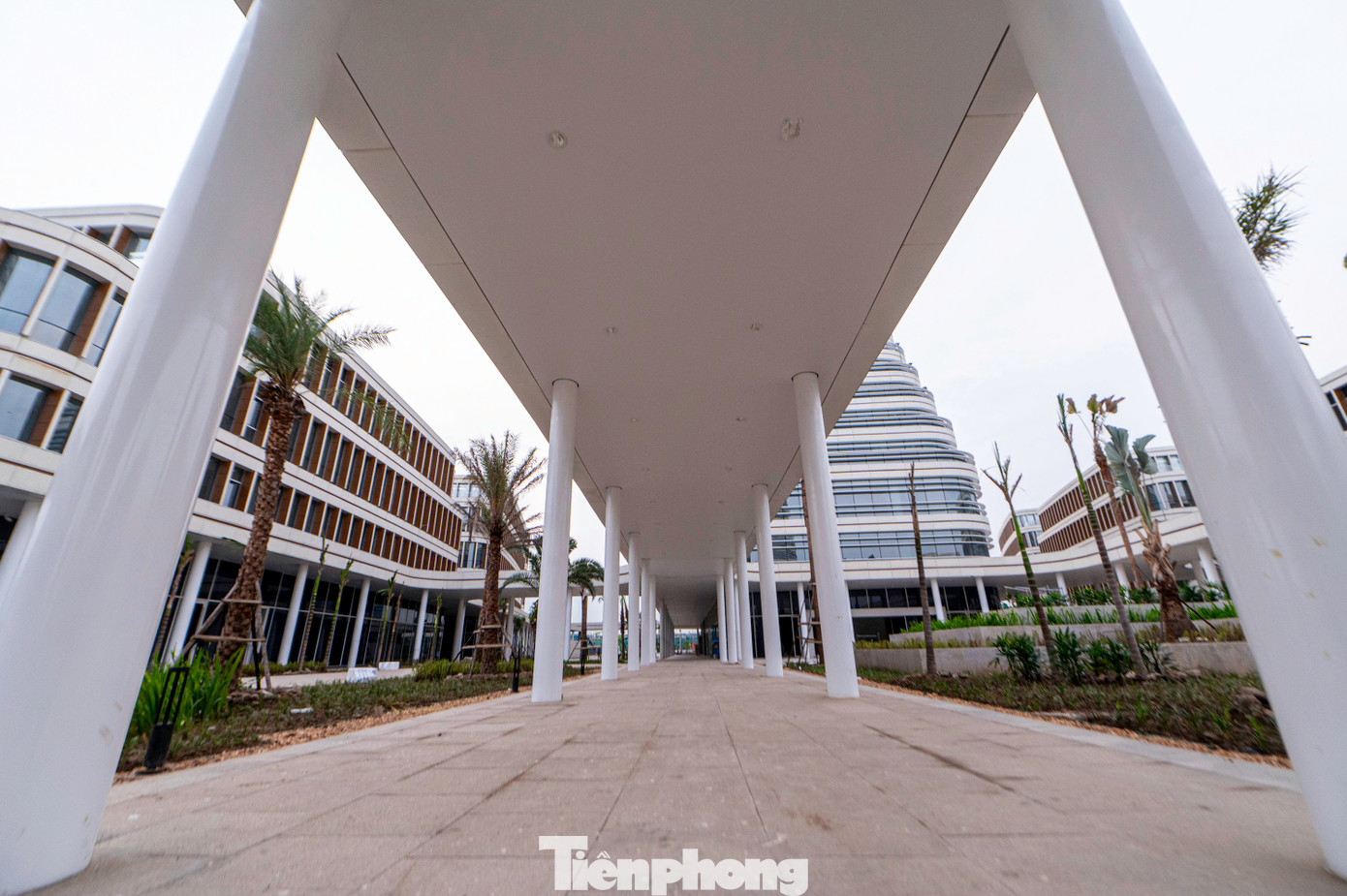Trung tâm Chính trị - Hành chính mới TP Hải Phòng tại KĐT Bắc Sông Cấm, TP Thủy Nguyên. Ảnh: Quốc Nam Trung tâm Chính trị - Hành chính mới TP Hải Phòng tại KĐT Bắc Sông Cấm, TP Thủy Nguyên. Ảnh: Quốc Nam