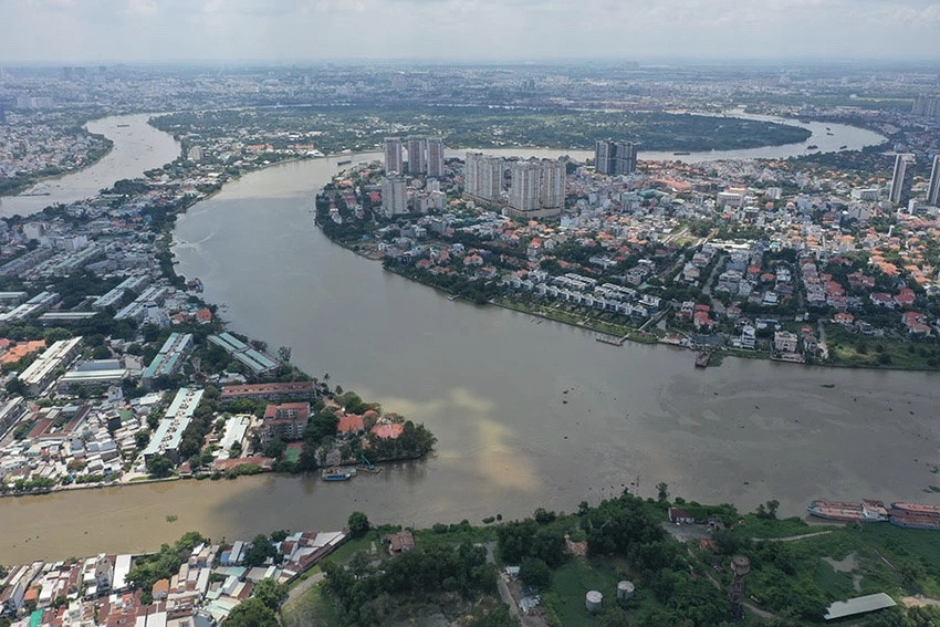 TP.HCM phát triển đô thị gắn với sông nước. Ảnh minh họa: KC