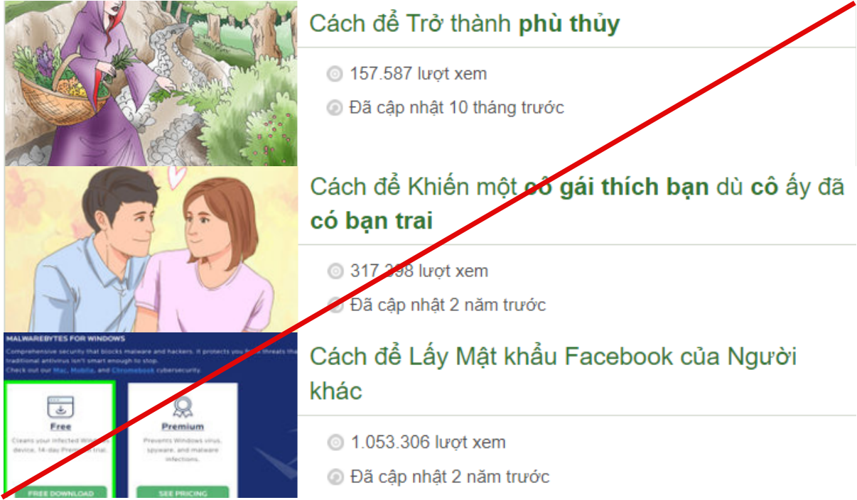 Những đề tài này lại rất thu hút, có bài lên tới vài trăm nghìn lượt đọc, dễ khuyến khích tâm lý muốn thử xem sao của người đọc. Những đề tài này lại rất thu hút, có bài lên tới vài trăm nghìn lượt đọc, dễ khuyến khích tâm lý muốn thử xem sao của người đọc.