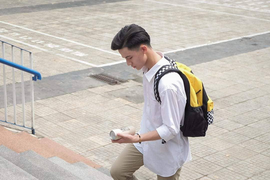 Trước đó, hình ảnh của Đạt cũng từng xuất hiện trên fanpage về hotboy. (Ảnh: Hội những người thích ngắm trai châu Á)