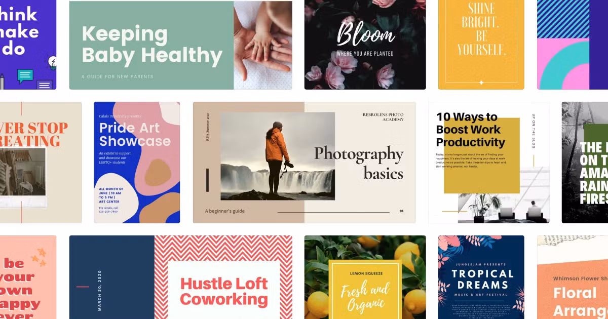 Workshop của Canva được tổ chức online.