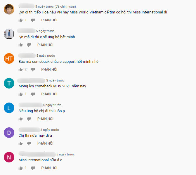 Người xem nhiệt tình ủng hộ Ý Như tham gia thi Hoa hậu.