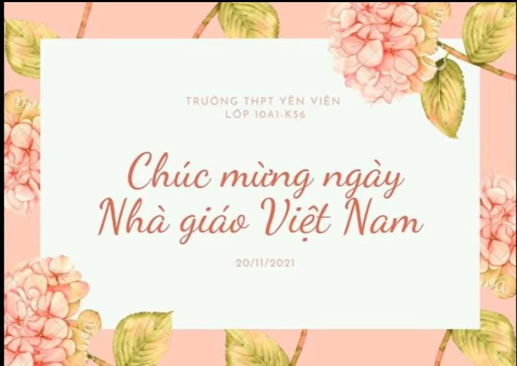 Lớp còn thực hiện video rap về ngày 20/11 và tập thể lớp. Lớp còn thực hiện video rap về ngày 20/11 và tập thể lớp.