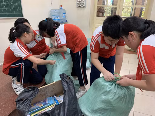 Phong trào thi đua được triển khai ở các trường học.