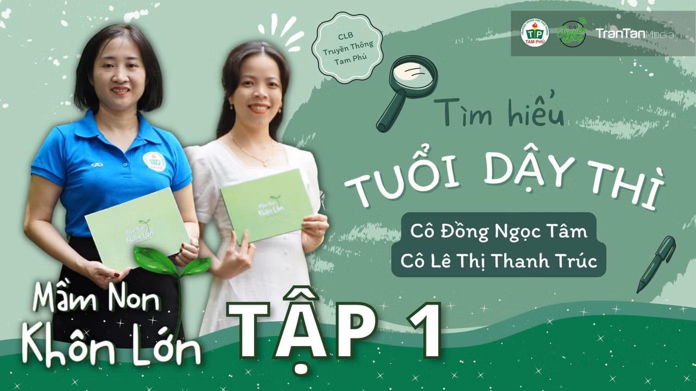 Khách mời đặc biệt cho dự án này chính là các thầy cô giáo của trường THPT Tam Phú.