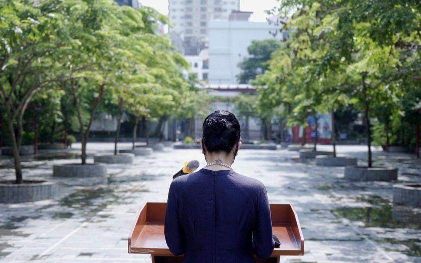 Bức ảnh gây tranh cãi. Ảnh: FBNV