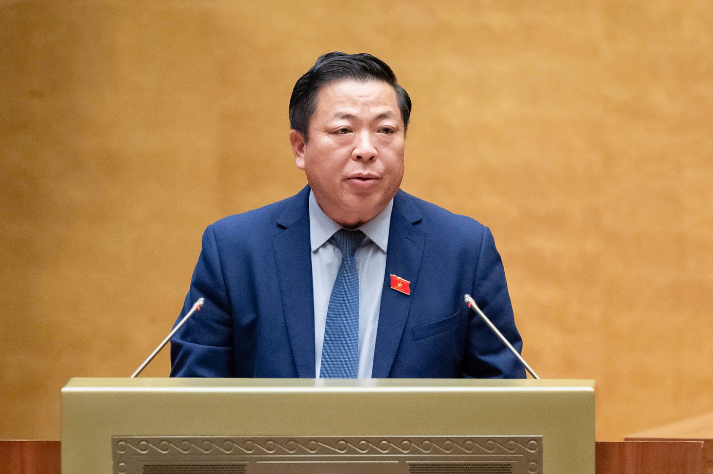 Bộ trưởng Bộ Xây dựng Trần Hồng Minh. Ảnh: Như Ý