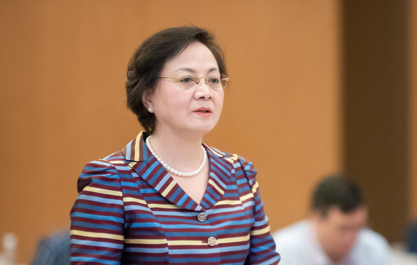 Bộ trưởng Bộ Nội vụ Phạm Thị Thanh Trà. Ảnh: QH Bộ trưởng Bộ Nội vụ Phạm Thị Thanh Trà. Ảnh: QH