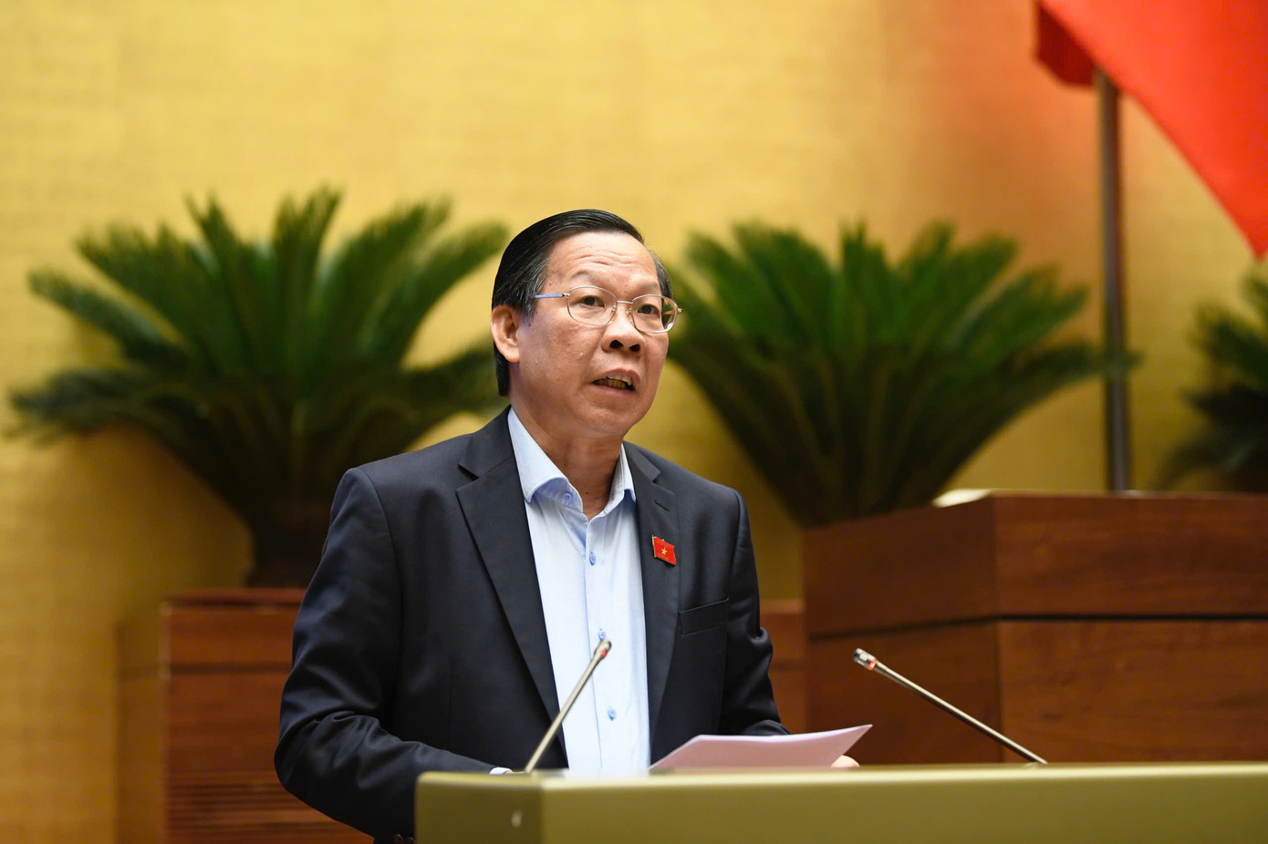 Chủ nhiệm Ủy ban Kinh tế và Tài chính Phan Văn Mãi. Ảnh: Như Ý