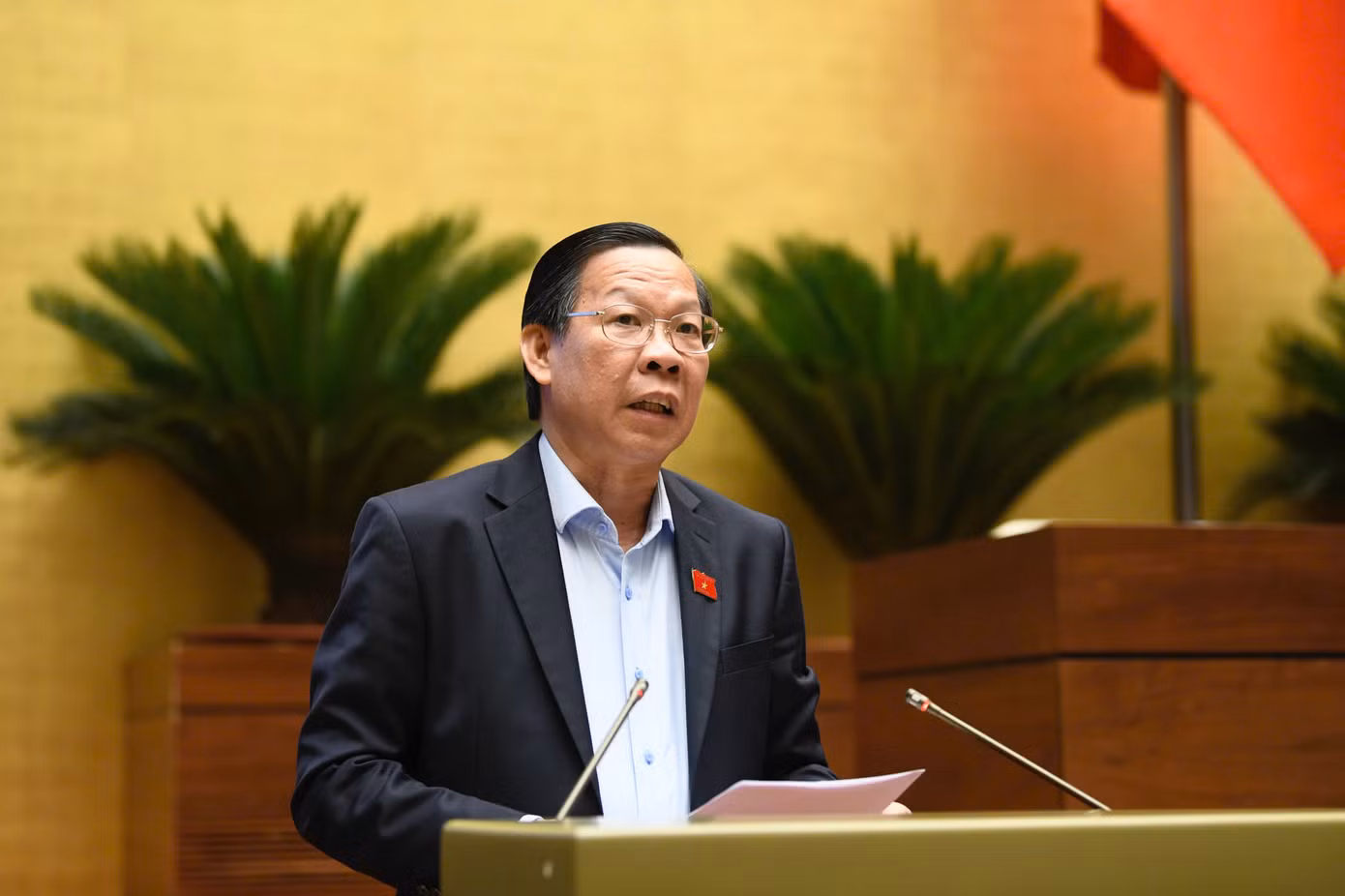 Chủ nhiệm Ủy ban Kinh tế và Tài chính Phan Văn Mãi. Ảnh: Như Ý