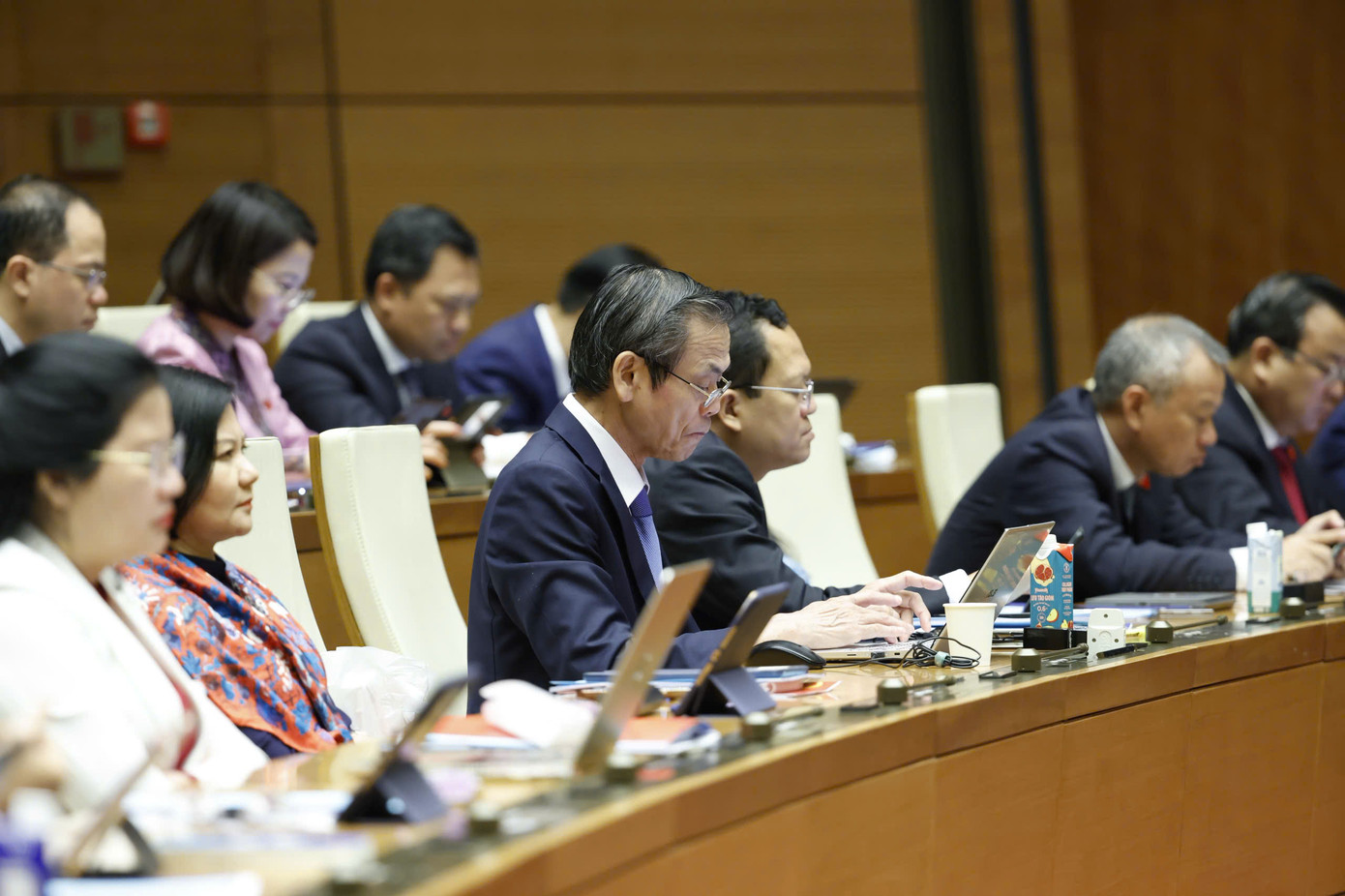 Các đại biểu Quốc hội tại phiên khai mạc kỳ họp. Ảnh: Như Ý Các đại biểu Quốc hội tại phiên khai mạc kỳ họp. Ảnh: Như Ý