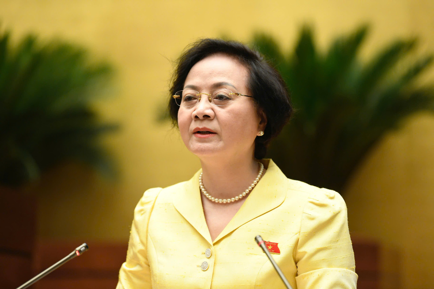 Bộ trưởng Nội vụ Phạm Thị Thanh Trà. Ảnh: Như Ý