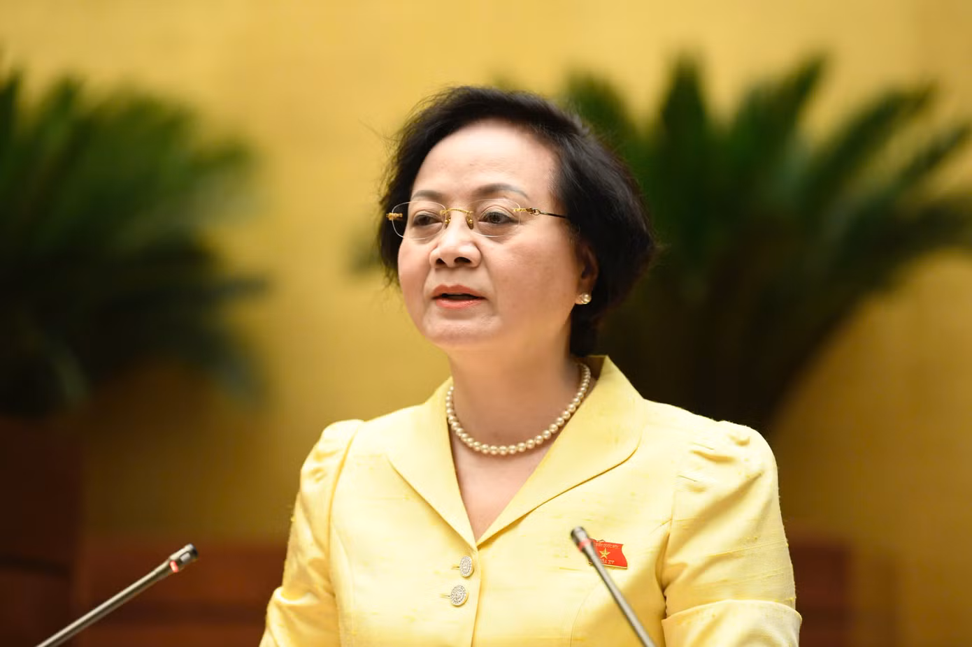 Bộ trưởng Nội vụ Phạm Thị Thanh Trà. Ảnh: Như Ý