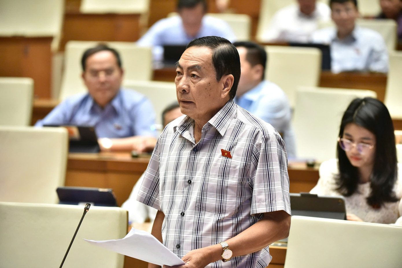 Đại biểu Phạm Văn Hòa (Đồng Tháp). Ảnh: Như Ý