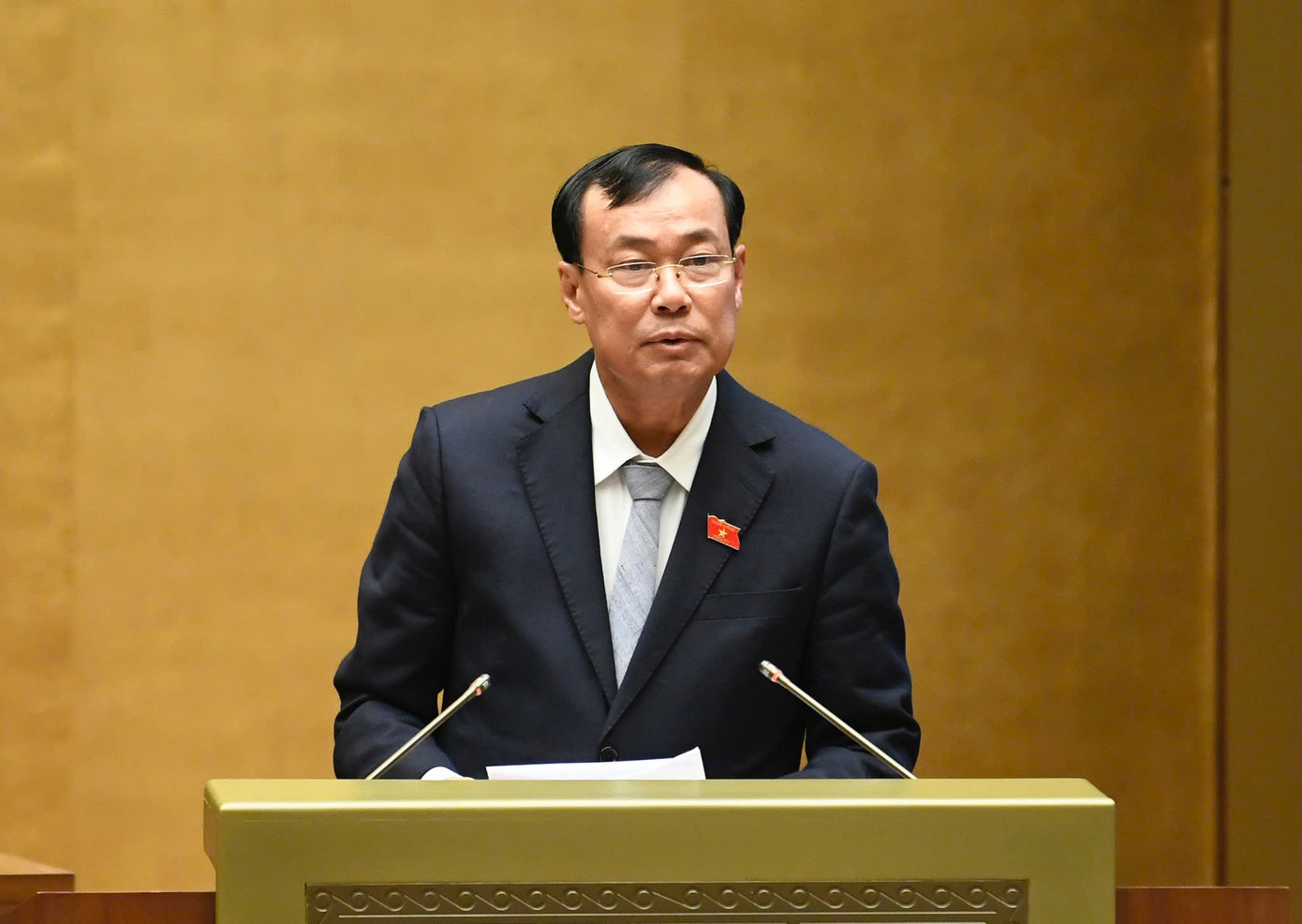 Chủ nhiệm Ủy ban Quốc phòng, An ninh và Đối ngoại của Quốc hội Lê Tấn Tới. Ảnh: Như Ý