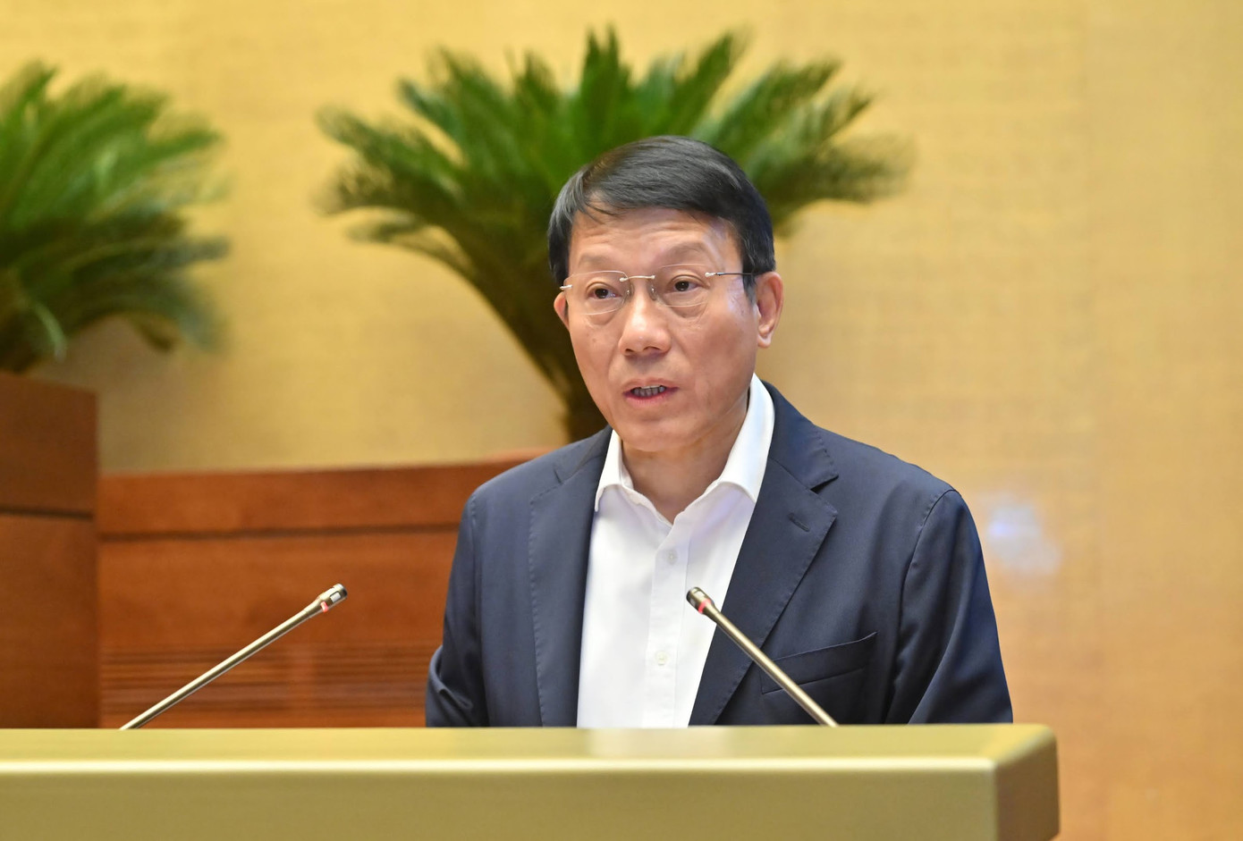 Bộ trưởng Bộ Công an Lương Tam Quang. Ảnh: QH Bộ trưởng Bộ Công an Lương Tam Quang. Ảnh: QH