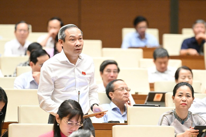 Đại biểu Phan Đức Hiếu (Thái Bình). Ảnh: Như Ý