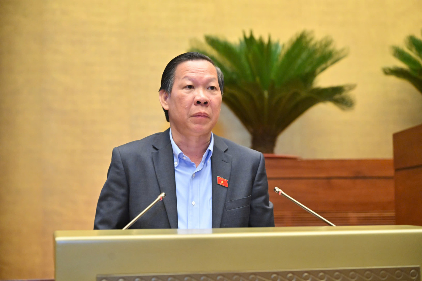 Chủ nhiệm Ủy ban Kinh tế và Tài chính Phan Văn Mãi. Ảnh: Như Ý Chủ nhiệm Ủy ban Kinh tế và Tài chính Phan Văn Mãi. Ảnh: Như Ý