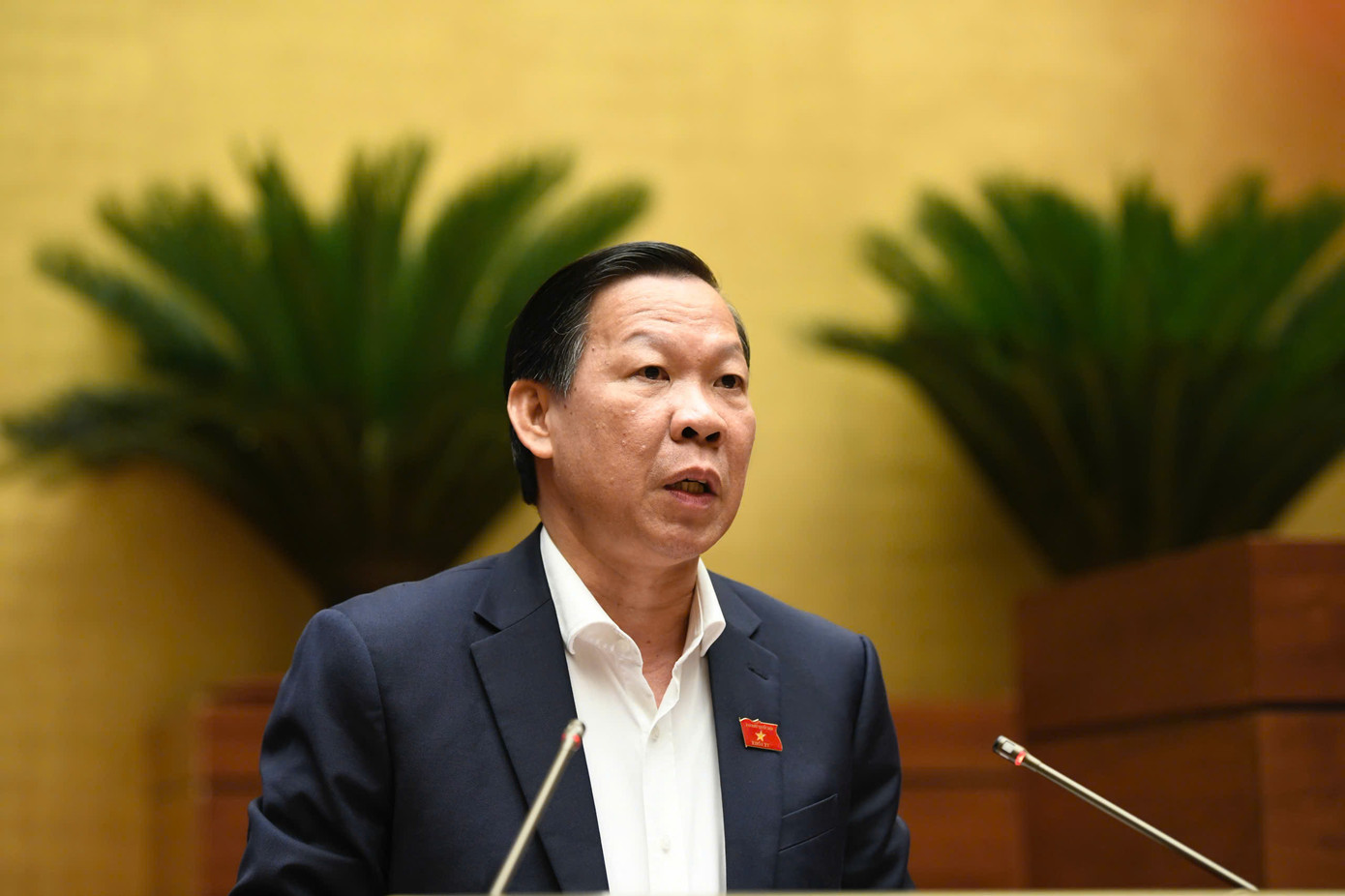 Chủ nhiệm Ủy ban Kinh tế và Tài chính Phan Văn Mãi. Ảnh: Như Ý