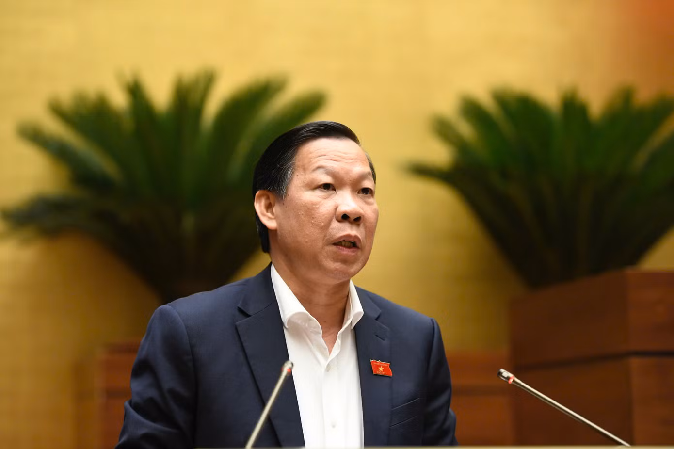 Chủ nhiệm Ủy ban Kinh tế và Tài chính Phan Văn Mãi. Ảnh: Như Ý