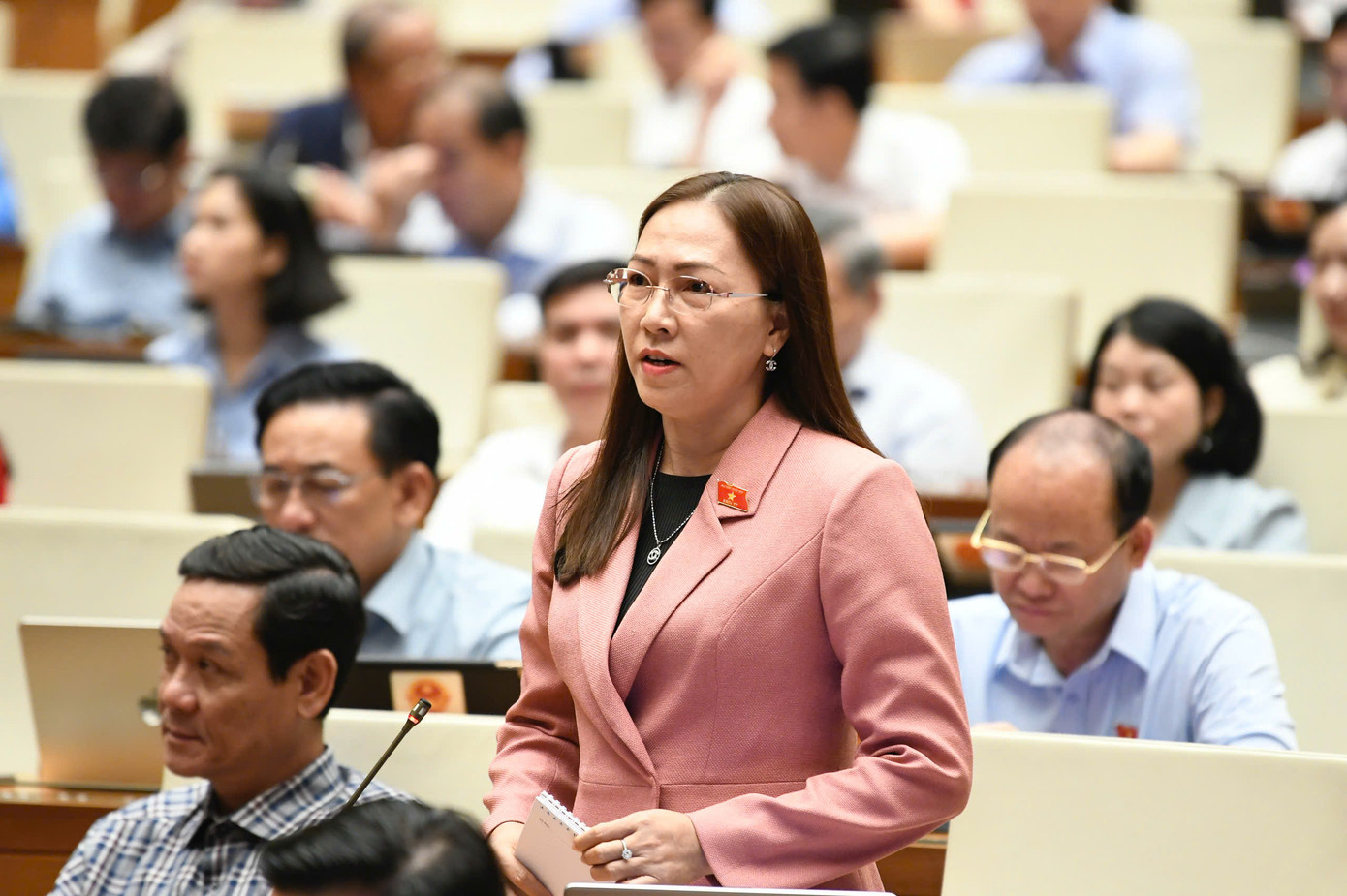 Đại biểu Nguyễn Thị Yến Nhi. Ảnh: Như Ý Đại biểu Nguyễn Thị Yến Nhi. Ảnh: Như Ý