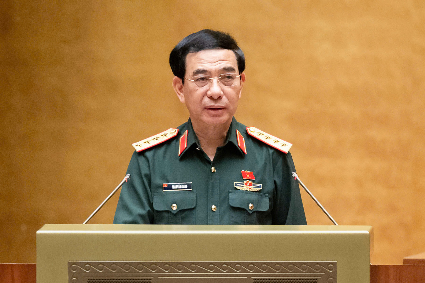 Đại tướng Phan Văn Giang, Bộ trưởng Bộ Quốc phòng. Ảnh: Như Ý