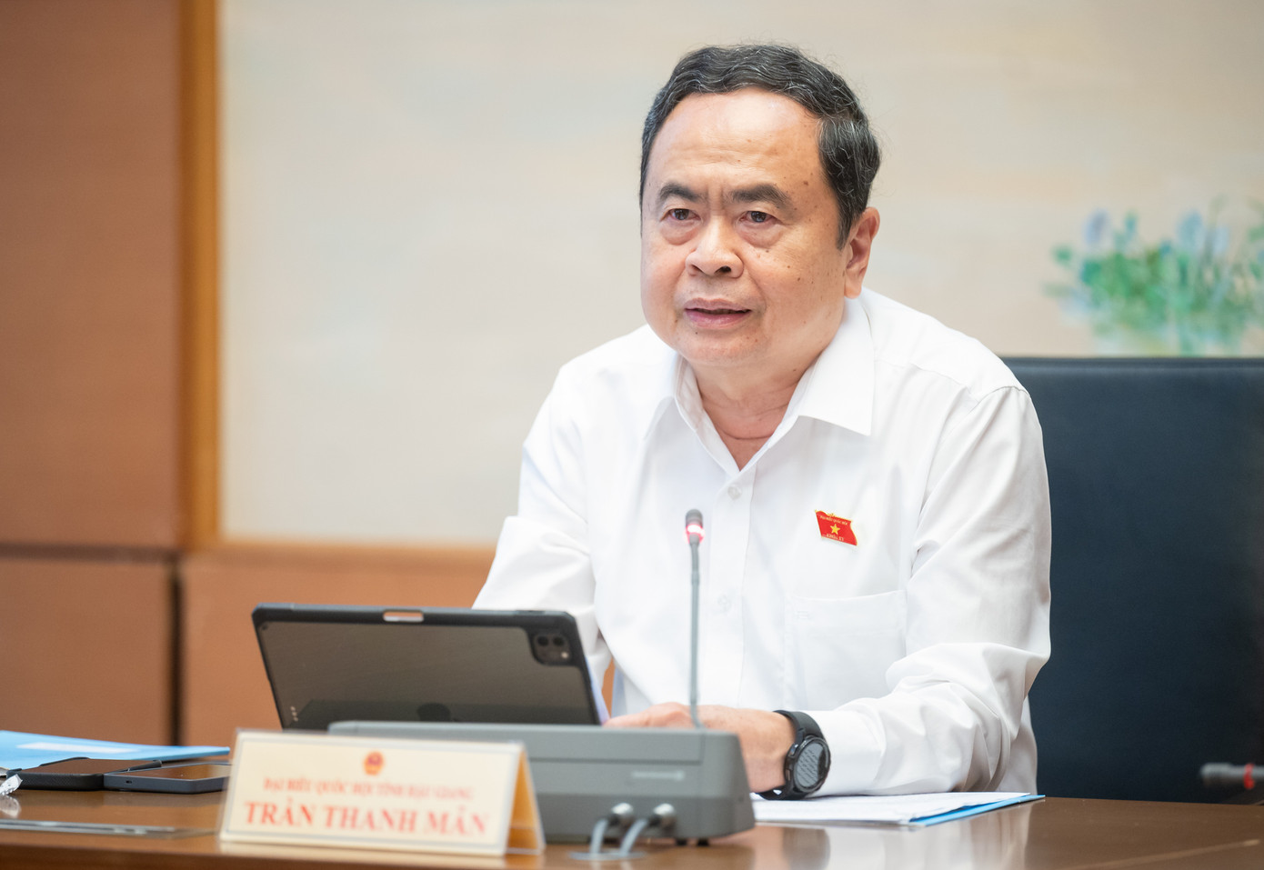 Chủ tịch Quốc hội Trần Thanh Mẫn. Ảnh: QH