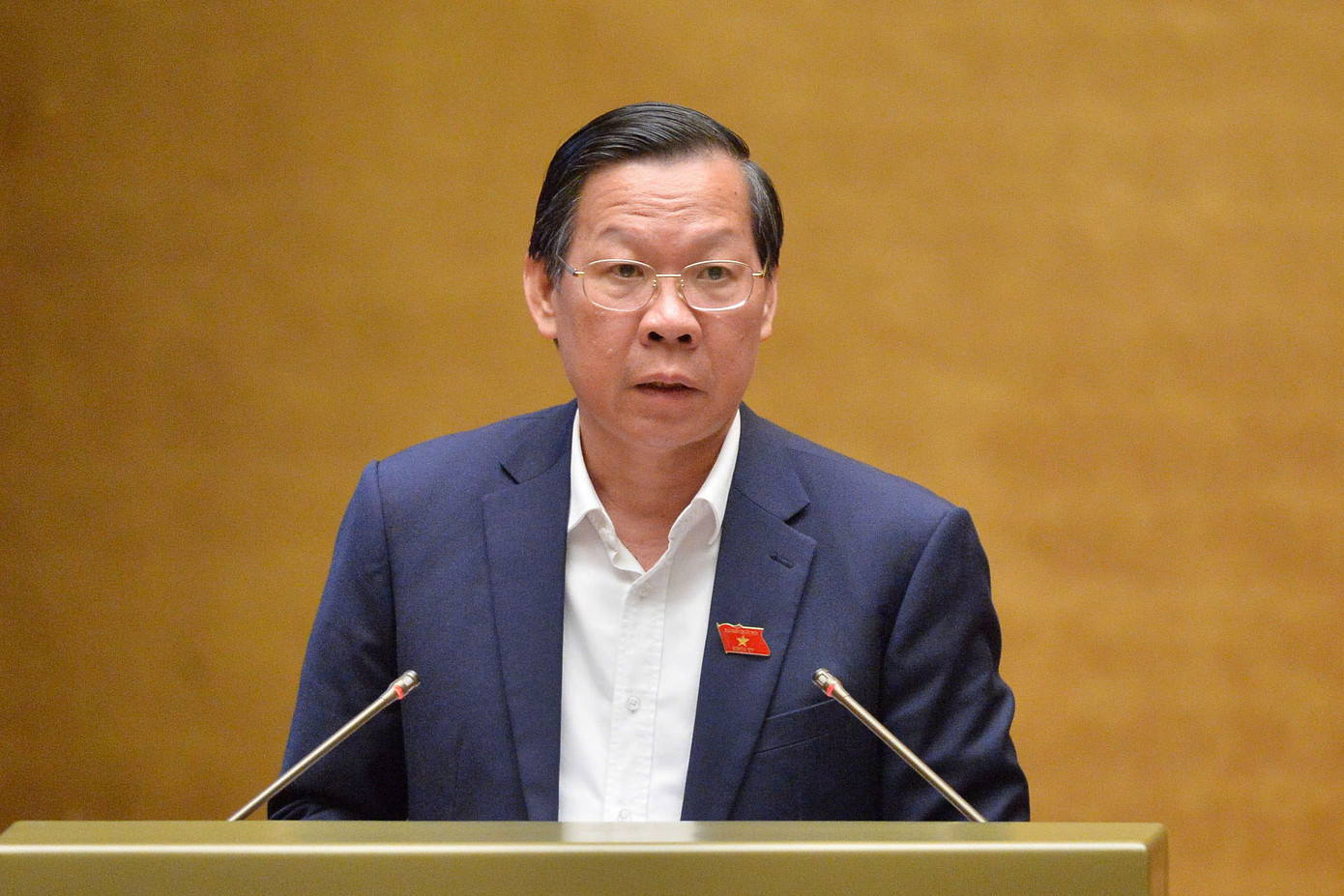 Chủ nhiệm Ủy ban Kinh tế và Tài chính Phan Văn Mãi. Ảnh: Như Ý