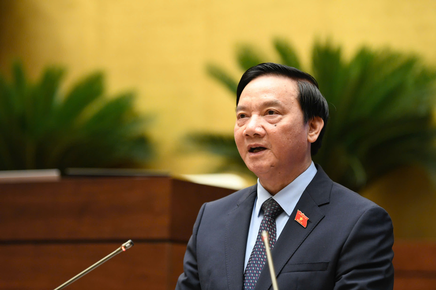 Phó Chủ tịch Quốc hội Nguyễn Khắc Định. Ảnh: Như Ý