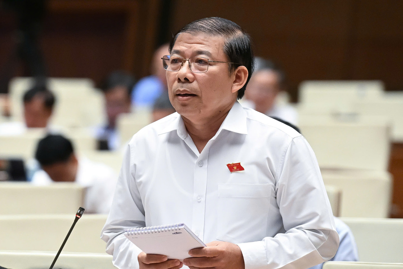 Đại biểu Nguyễn Thanh Sang. Ảnh: Như Ý Đại biểu Nguyễn Thanh Sang. Ảnh: Như Ý