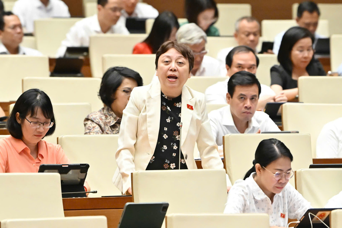 Đại biểu Phạm Khánh Phong Lan. Ảnh: Như Ý